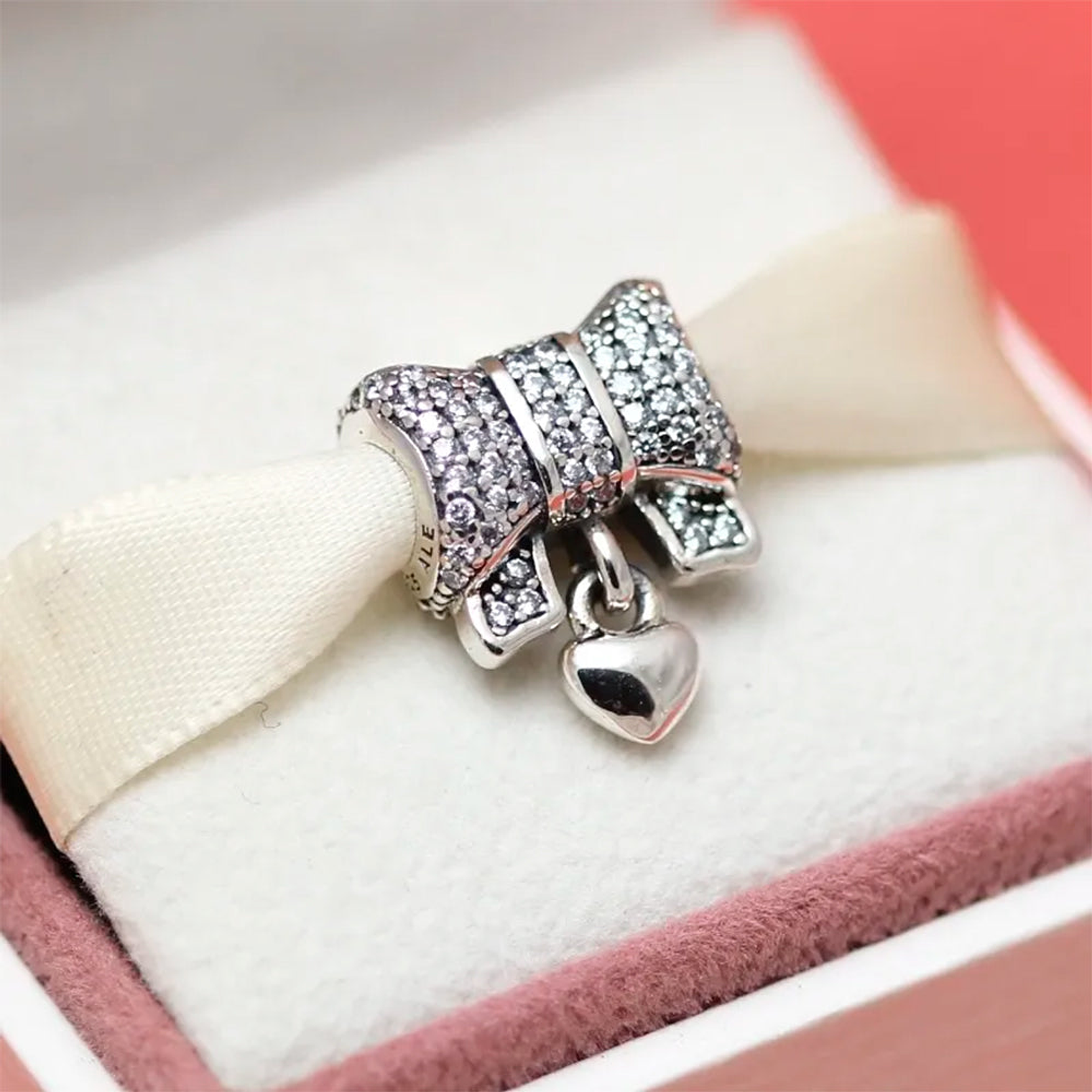 Charm Dije Pandora Original para Mujer 791776CZ Arco Corazon Plata s925 3