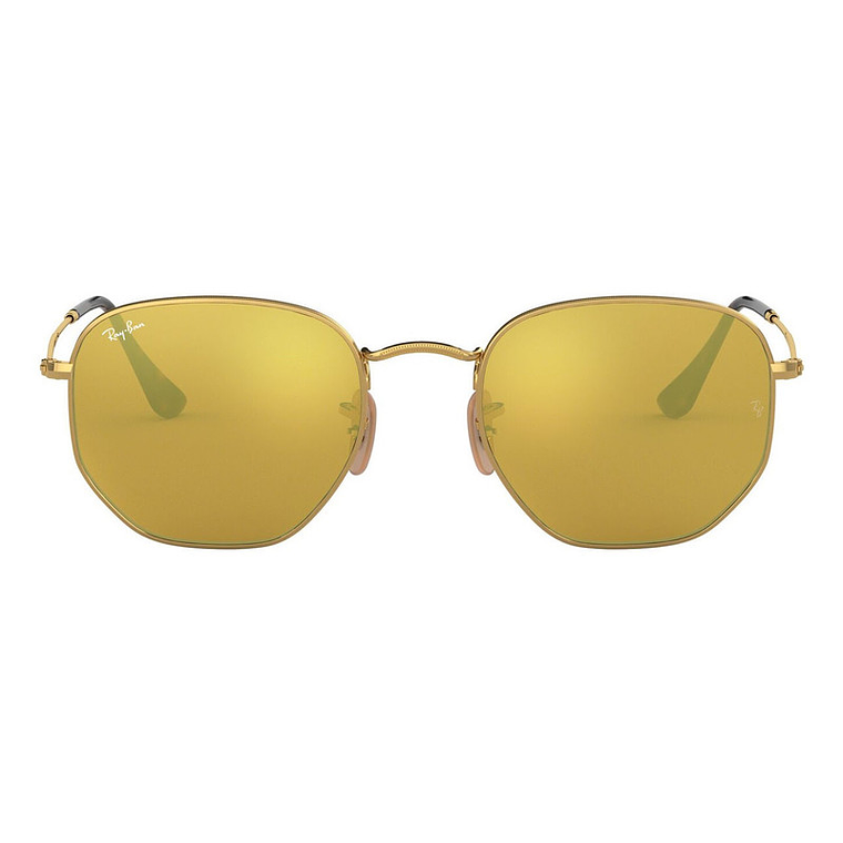 Lentes de Sol Ray Ban Espejado RB3548N 001/93 Color Dorado Talla 51mm 3