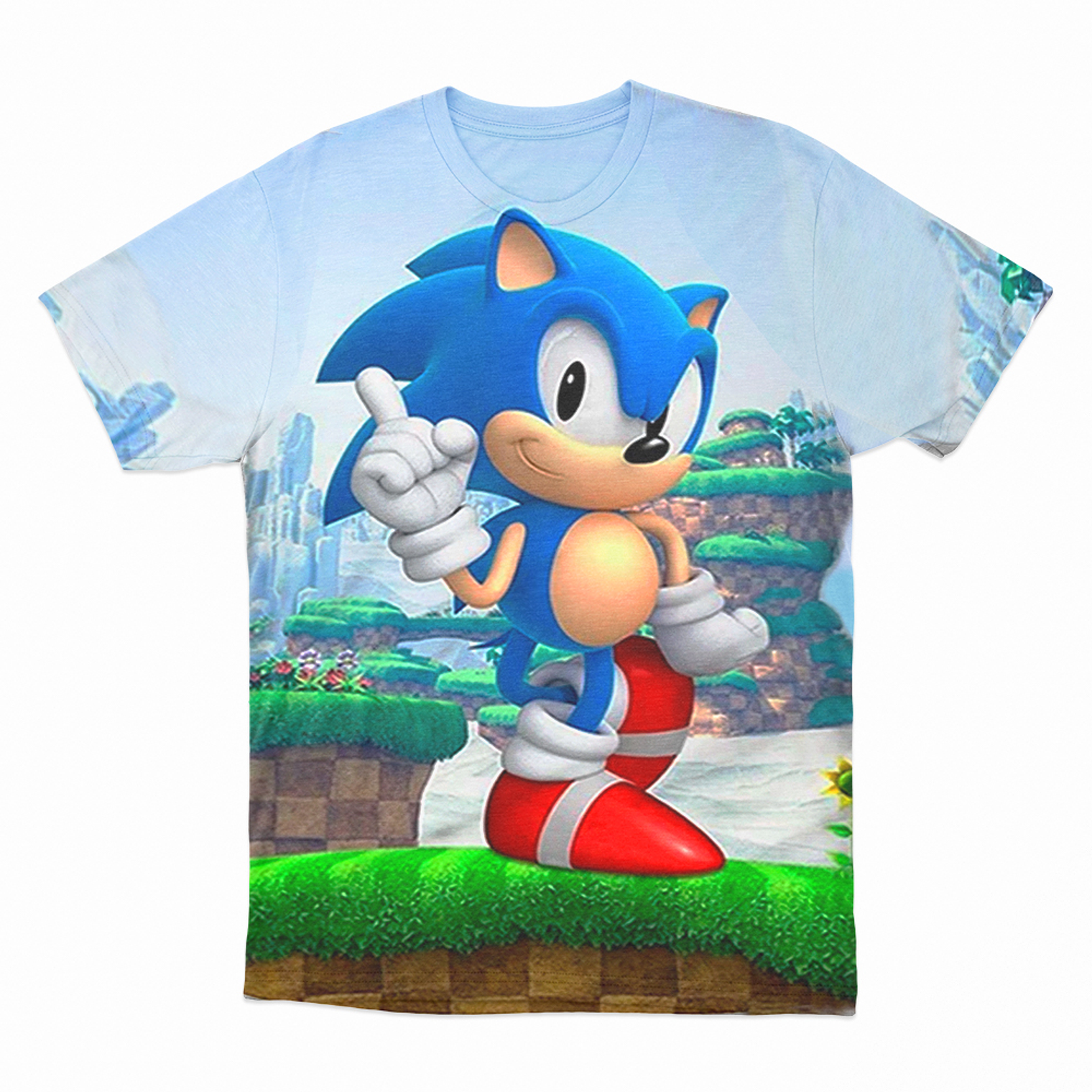 Polo con Diseño Sony para Niño Color Celeste  3