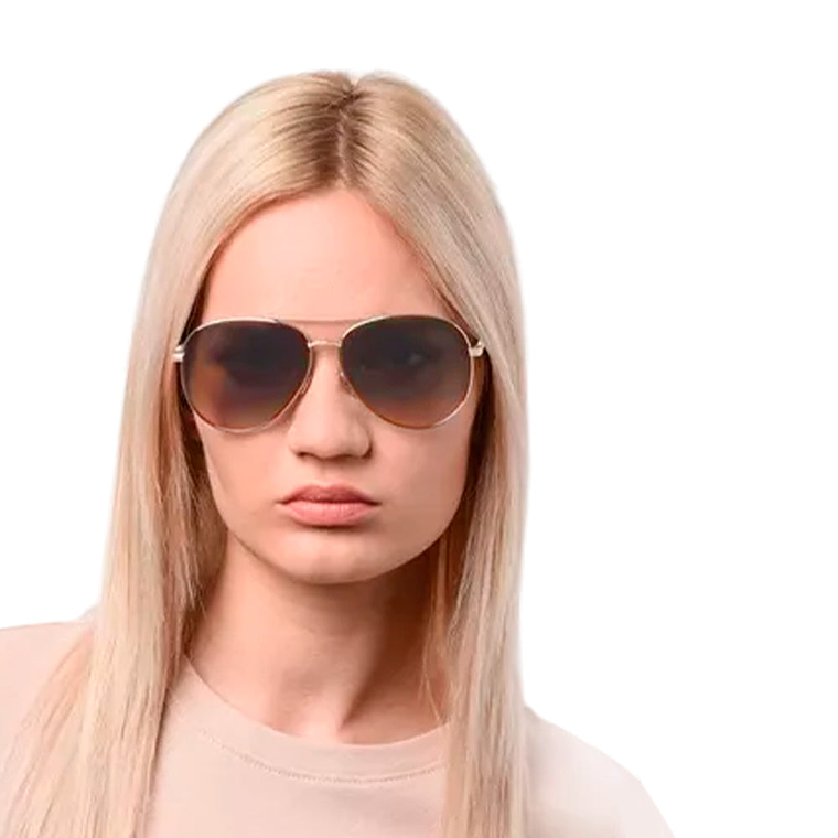 Lentes de Sol Calvin Klein Aviator Ck19314s 717 Color Dorado Talla 60mm 5