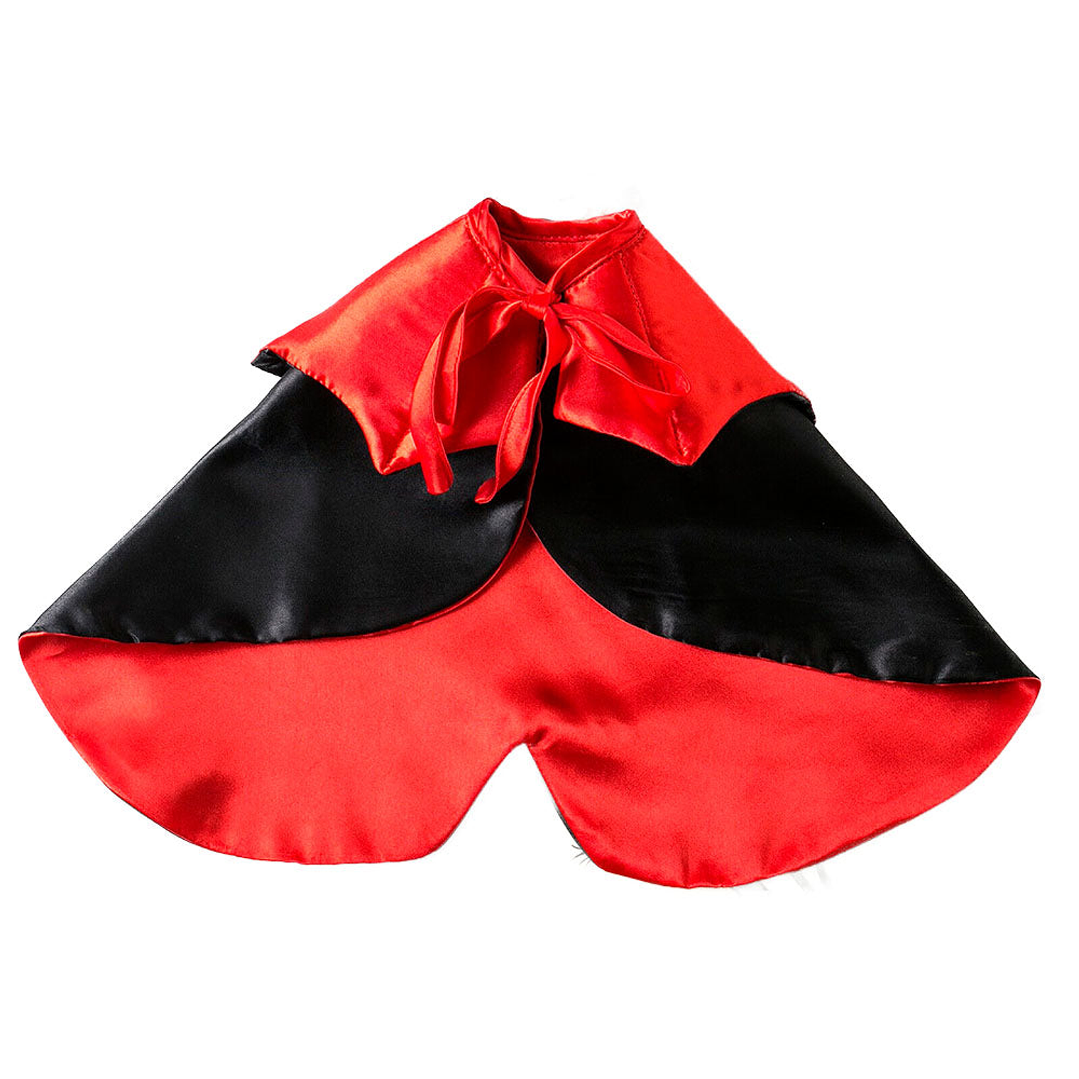 Disfraz para Perro y Gato capa de Murcielago Negro y Rojo Talla unica 4