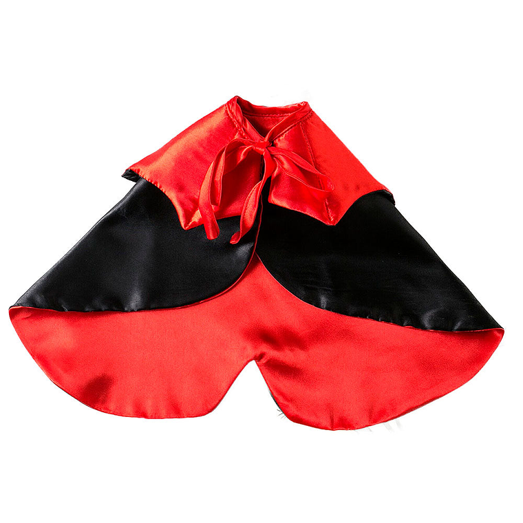 Disfraz para Perro y Gato capa de Murcielago Negro y Rojo Talla unica 4