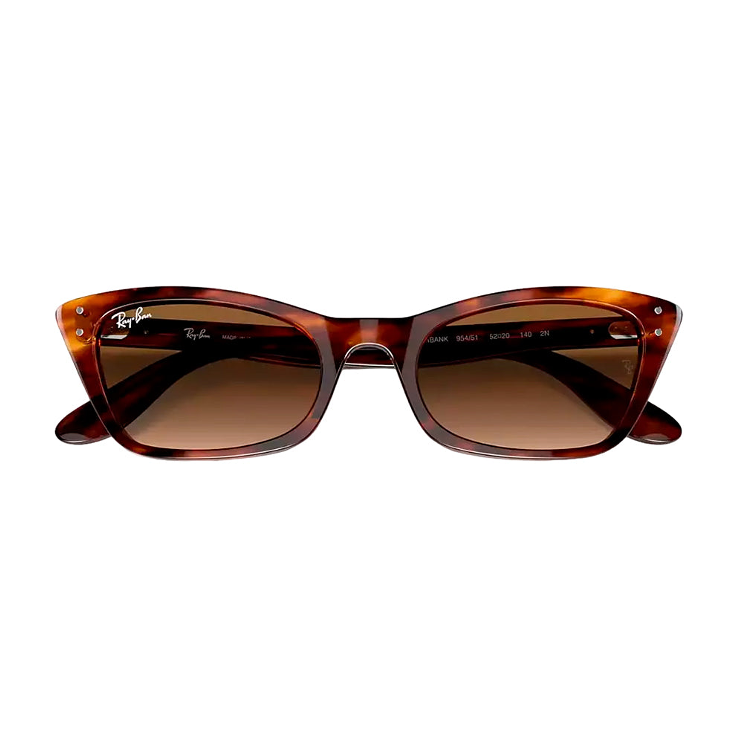 Lentes de Sol Ray Ban Degrade RB2299 954/51 Color Habana Talla 52mm 5