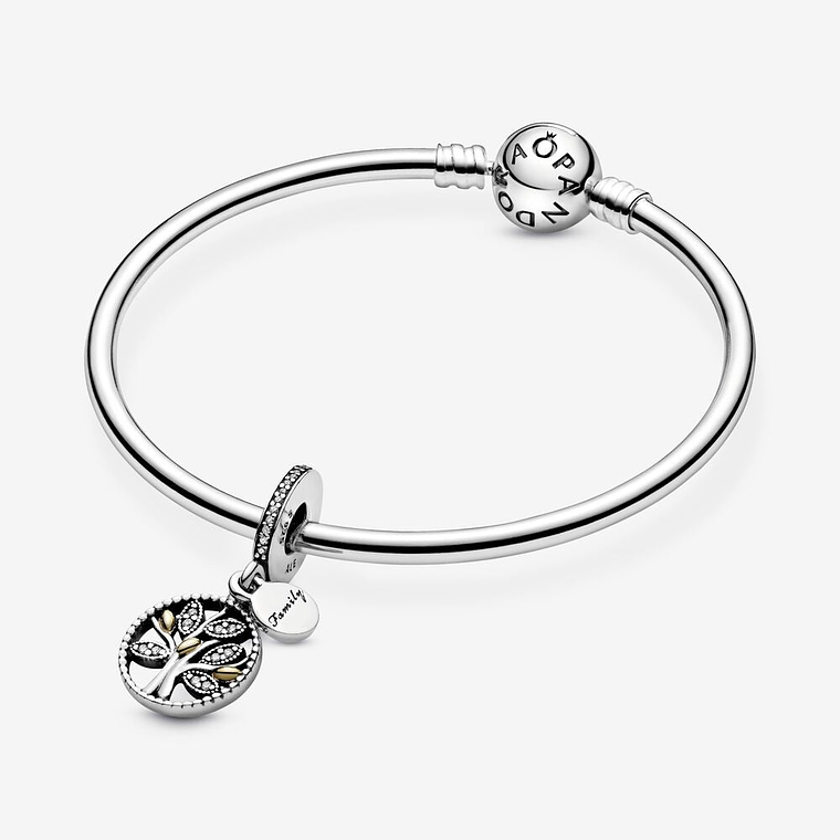 Charm Colgante Pandora Original para Mujer 791728CZ Arbol Familiar s925 3