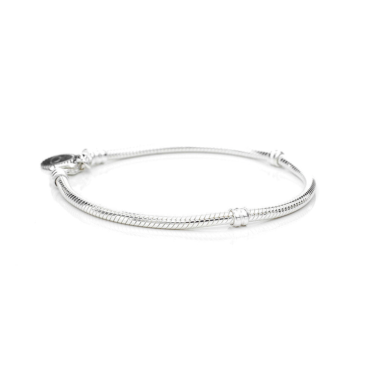 Pulsera Brazalete Pandora Cadena de Serpiente Cierre Mosqueton 590700HV Plata 925 Talla 18cm 2
