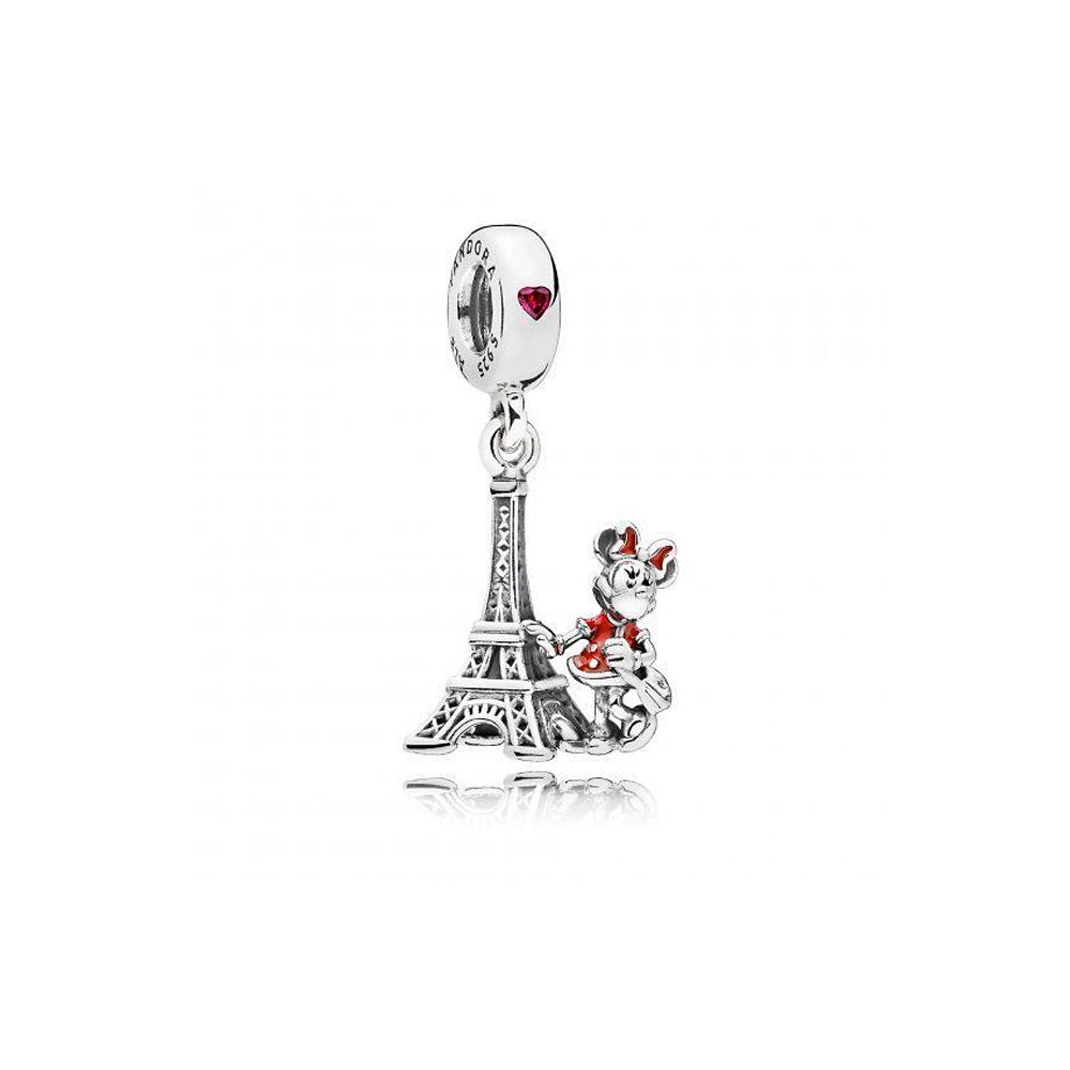 Charm Colgante Pandora Original para Mujer 75010571551P Minnie Mouse Torre Eiffel s925 1