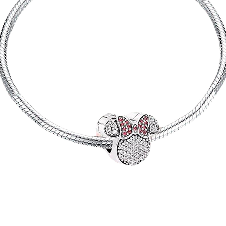 Clip Pandora Original para Mujer 791933 Disney Minnie Mouse Orejas s925 2