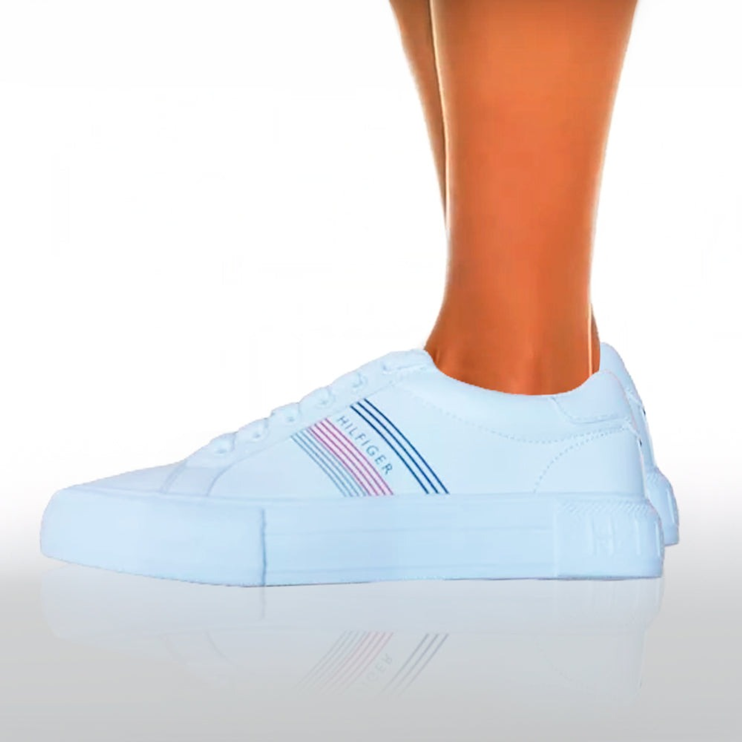 Zapatillas Tommy Hilfiger Andrei Original Color Blanco Unisex 6