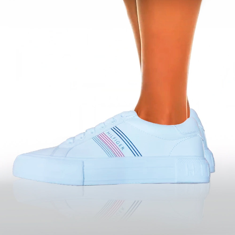 Zapatillas Tommy Hilfiger Andrei Original Color Blanco Unisex 6