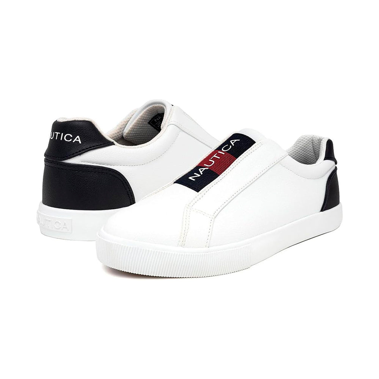 Zapatillas Nautica KN2226 Color Blanco / Azul Para Mujer Talla 39 3