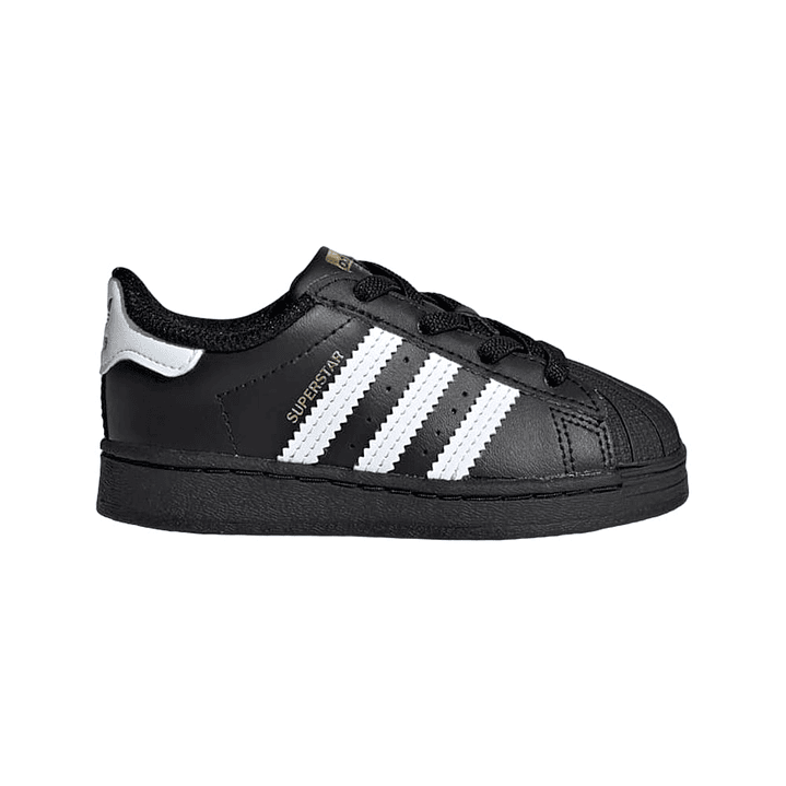 Zapatillas Adidas Superstar EF5396 Original Color Negro Unisex Para Niños Talla 19 4