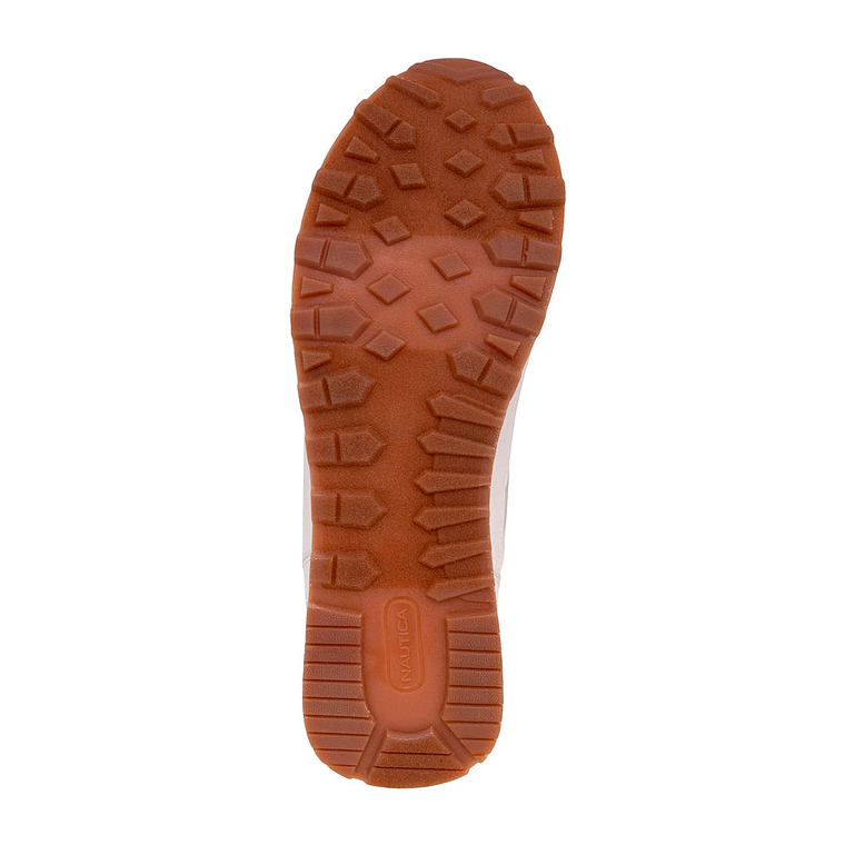 Zapatillas Nautica CG5323 Logo Lace-Up Para Mujer Color Beige Talla 39 5