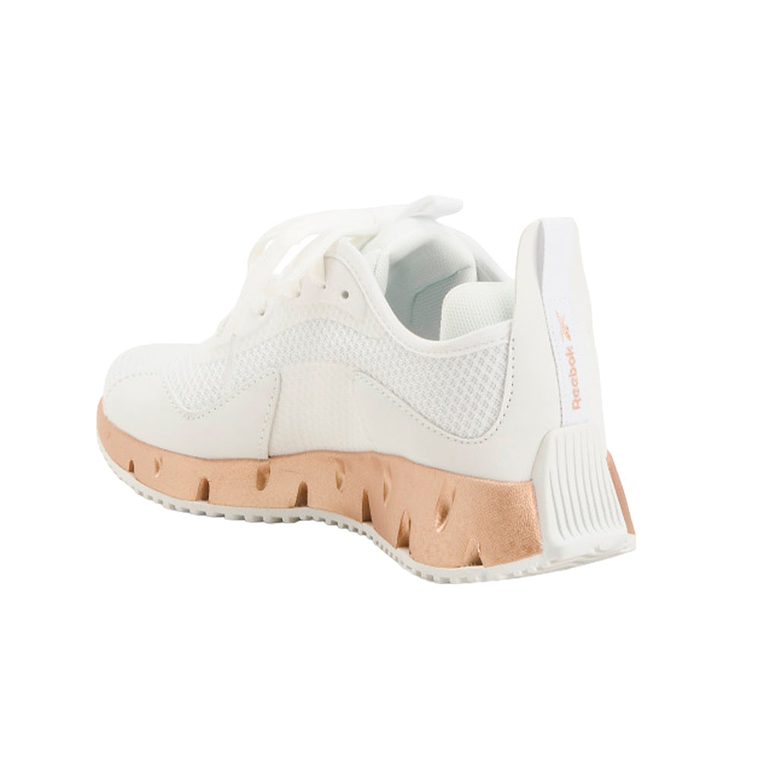 Zapatillas Reebok Zig Dynamic Original Color Blanco con Suela Dorada Para Mujer Talla 38.5 2