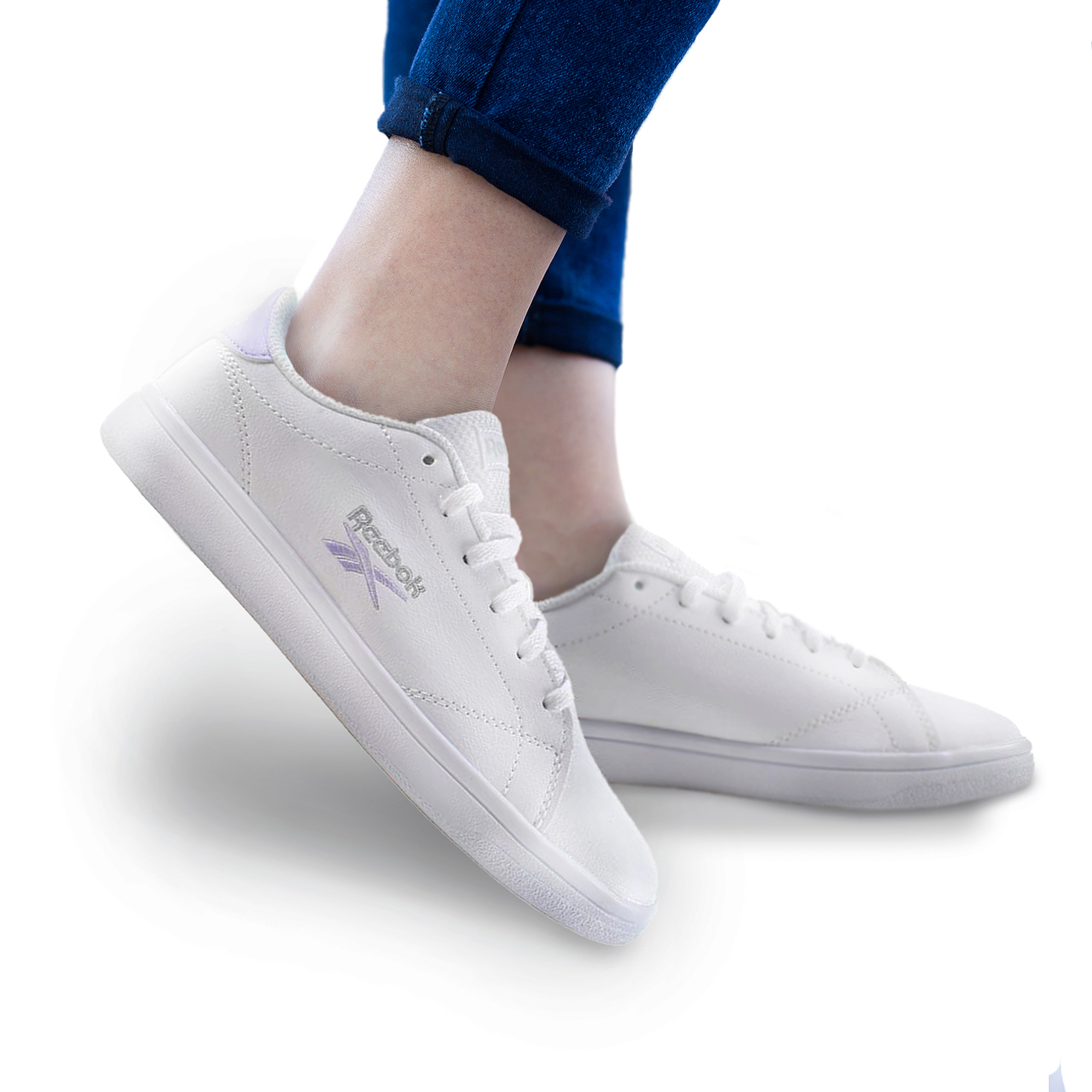 Zapatillas Urbanas Reebok Royal Complete Color Blanco Para Mujer Talla 36 6