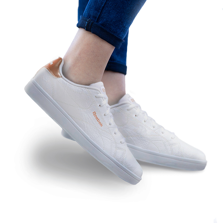 Zapatillas Urbanas Reebok Royal Complete CLN2 Color Blanco Para Mujer 5