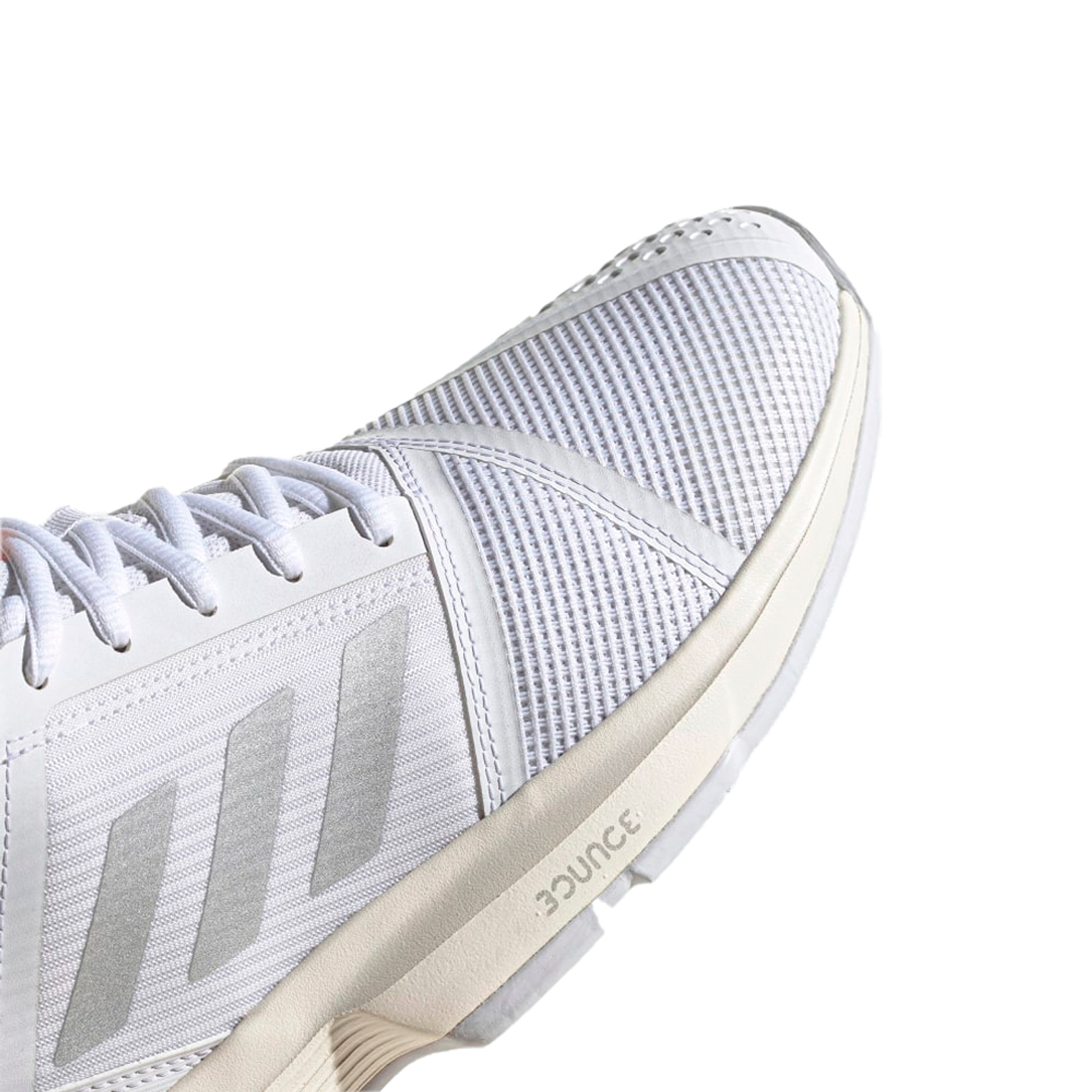 Zapatillas Deportivas Adidas Original Mujer Courtjam Bounce Color Blanco Talla 36.5 5