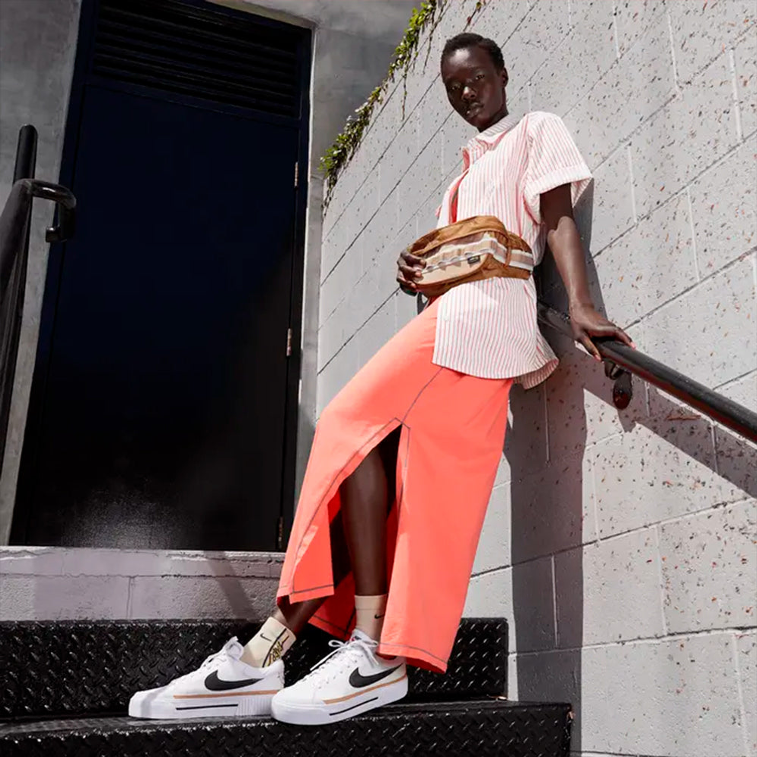 Zapatillas Nike WMNS Court Legacy Lift DM7590-100 Original Color Blanco Para Mujer 6