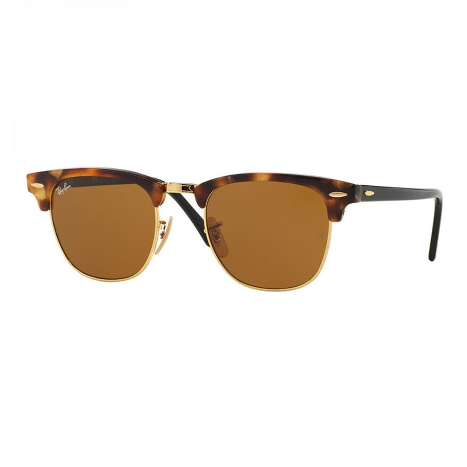 Lentes de Sol Ray Ban Clubmaster RB3016 1160 Color Marrón Talla 51mm 1