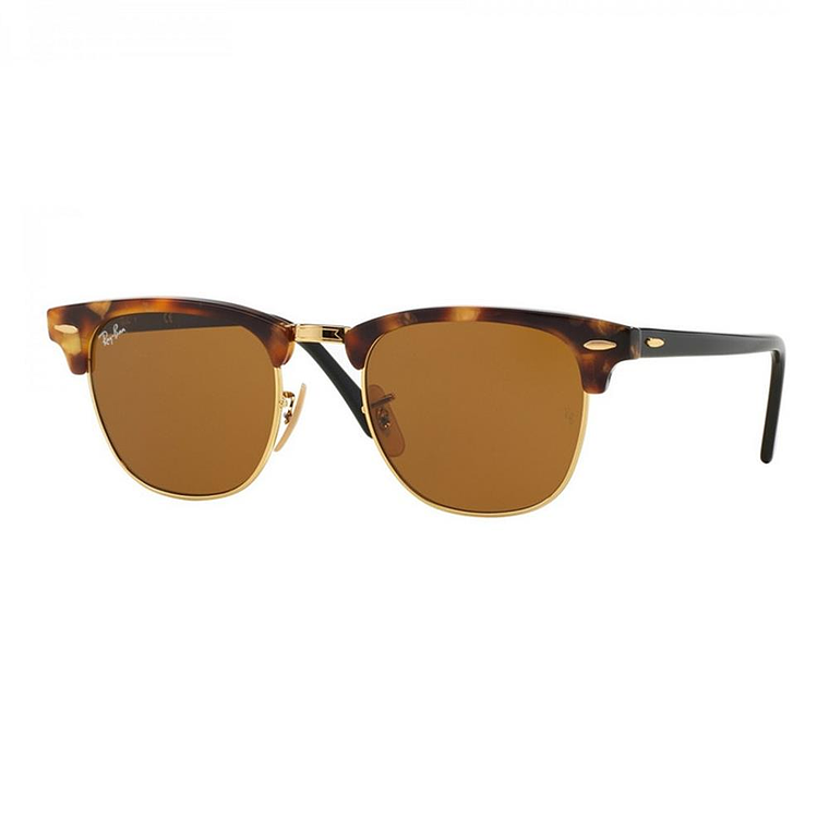Lentes de Sol Ray Ban Clubmaster RB3016 1160 Color Marrón Talla 51mm 1