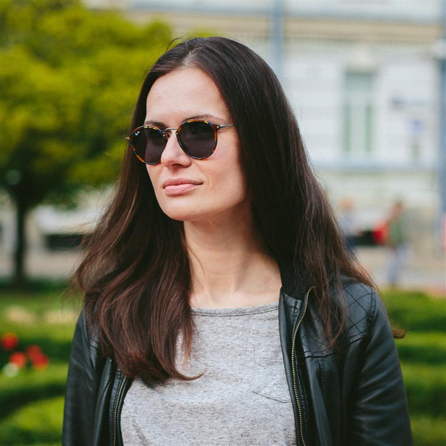 Lentes De Sol Ray Ban Round Icons RB2447 1158R5 Havana Talla 49mm 5