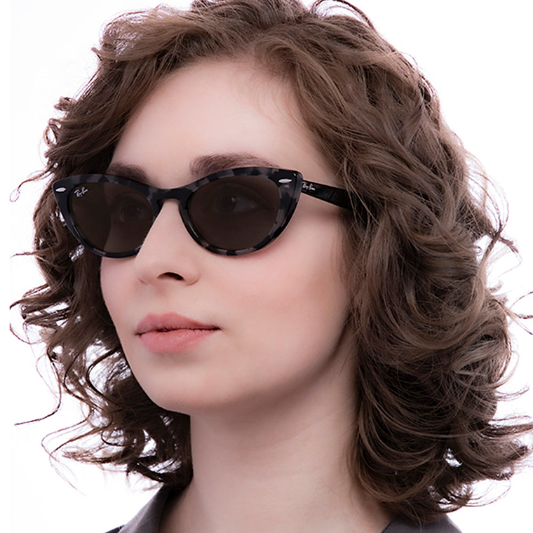 Lentes de Sol Ray Ban Nina RB4314N 1250/Y5 Color Gris Talla 54mm 5