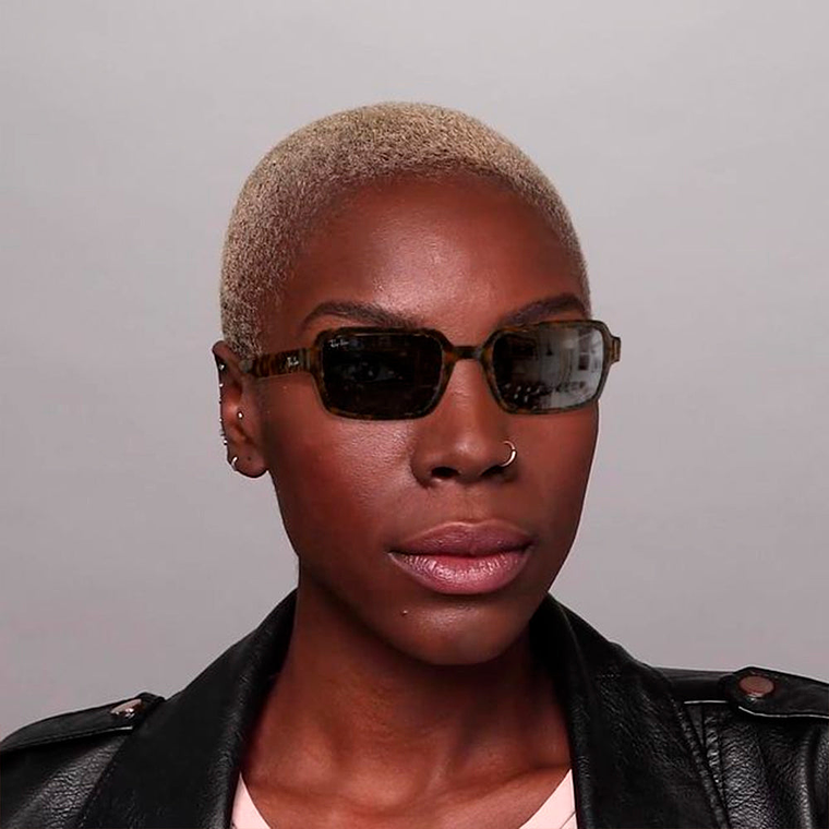 Lentes de Sol Ray Ban Inverness RB2191 1292/B1 Brown Talla 54mm 6