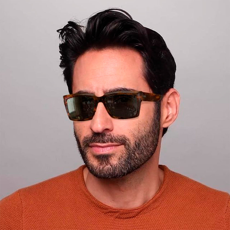 Lentes de Sol Ray Ban Inverness RB2191 954/31 Color Habana Talla 54mm 5