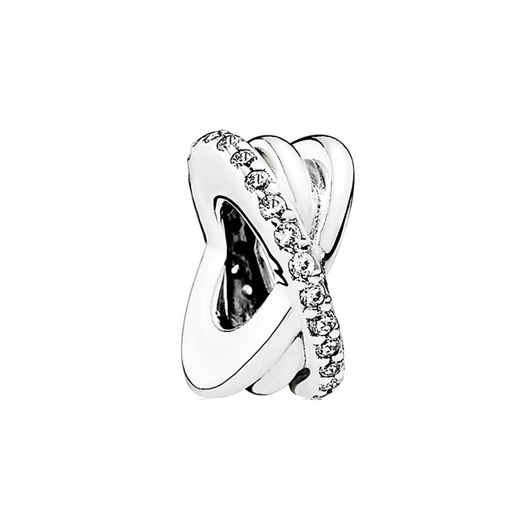 Charm Pandora Original para Mujer 791994CZ Sparkling & Polished Lines Spacer 1