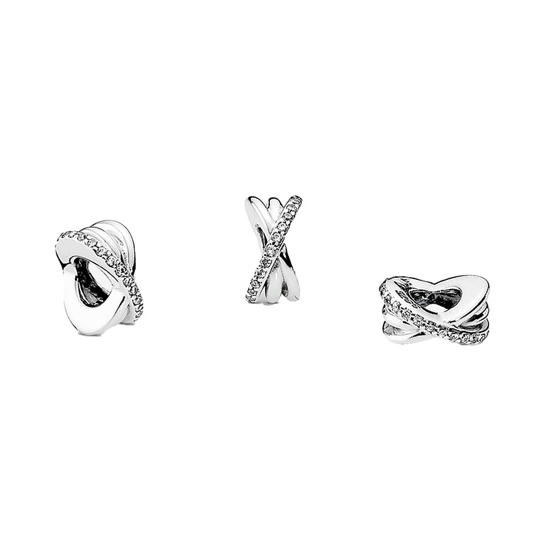 Charm Pandora Original para Mujer 791994CZ Sparkling & Polished Lines Spacer 3