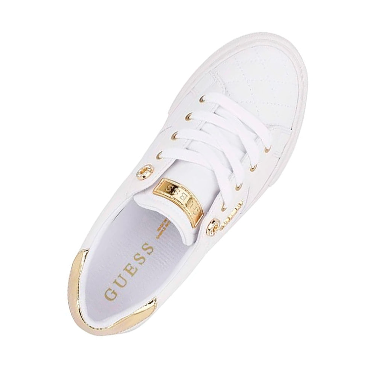 Zapatillas Guess Loven para mujer Color Blanco Talla 38 / 7.5 US 4