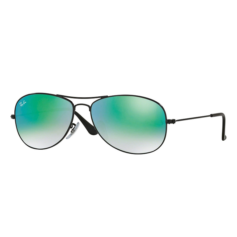 Lentes de Sol Ray Ban Aviador Cockpit RB3362 002/4J Color Verde Talla 59mm 1