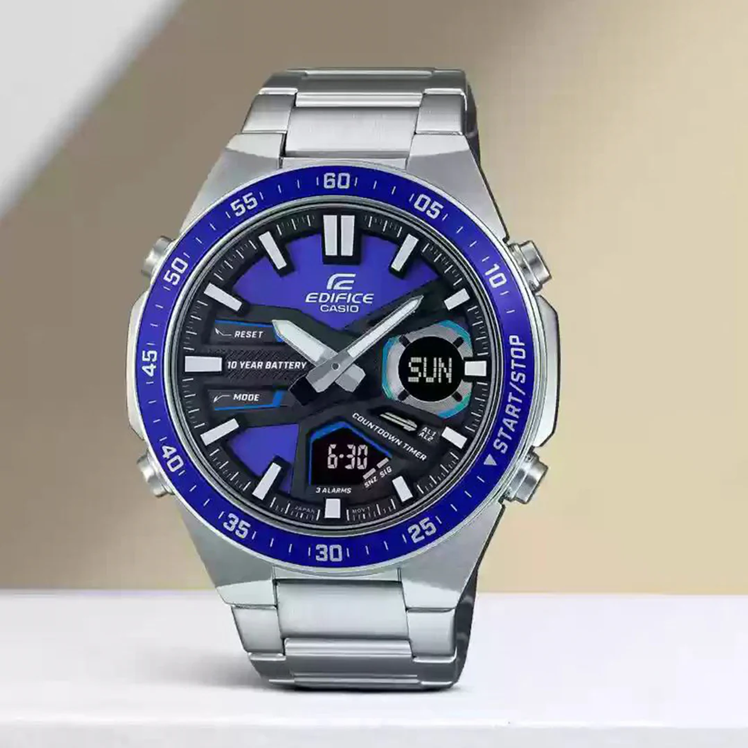 Reloj Análogo Digital Casio Original Deportivo EDIFICE EFV-C110D-2A - NEZMUN 2