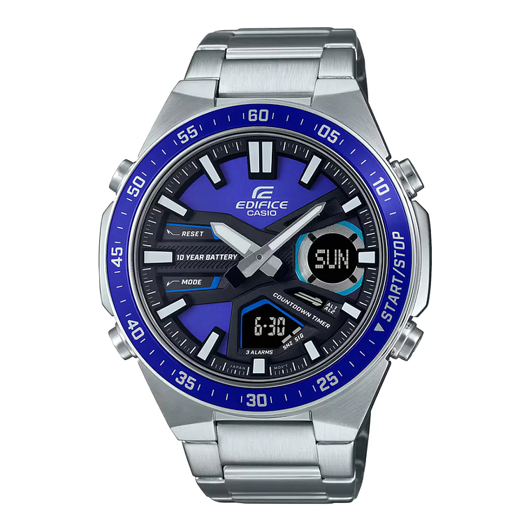 Reloj Análogo Digital Casio Original Deportivo EDIFICE EFV-C110D-2A - NEZMUN 1