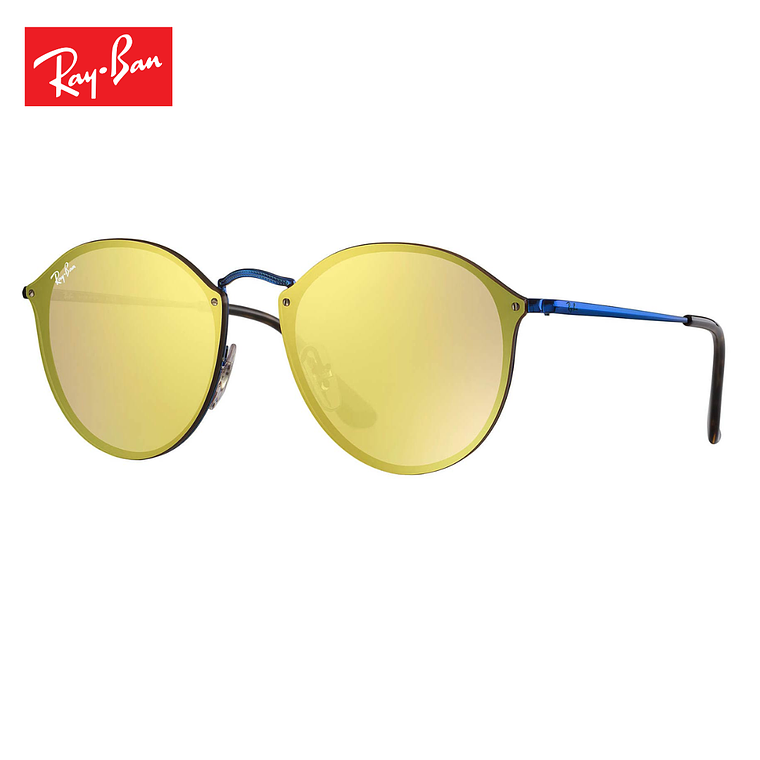 Lentes De Sol Ray Ban Blaze Round RB3574N  9038/7J Talla 59mm 1