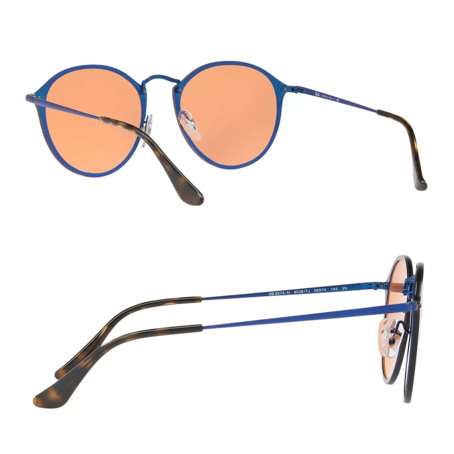 Lentes De Sol Ray Ban Blaze Round RB3574N  9038/7J Talla 59mm 3