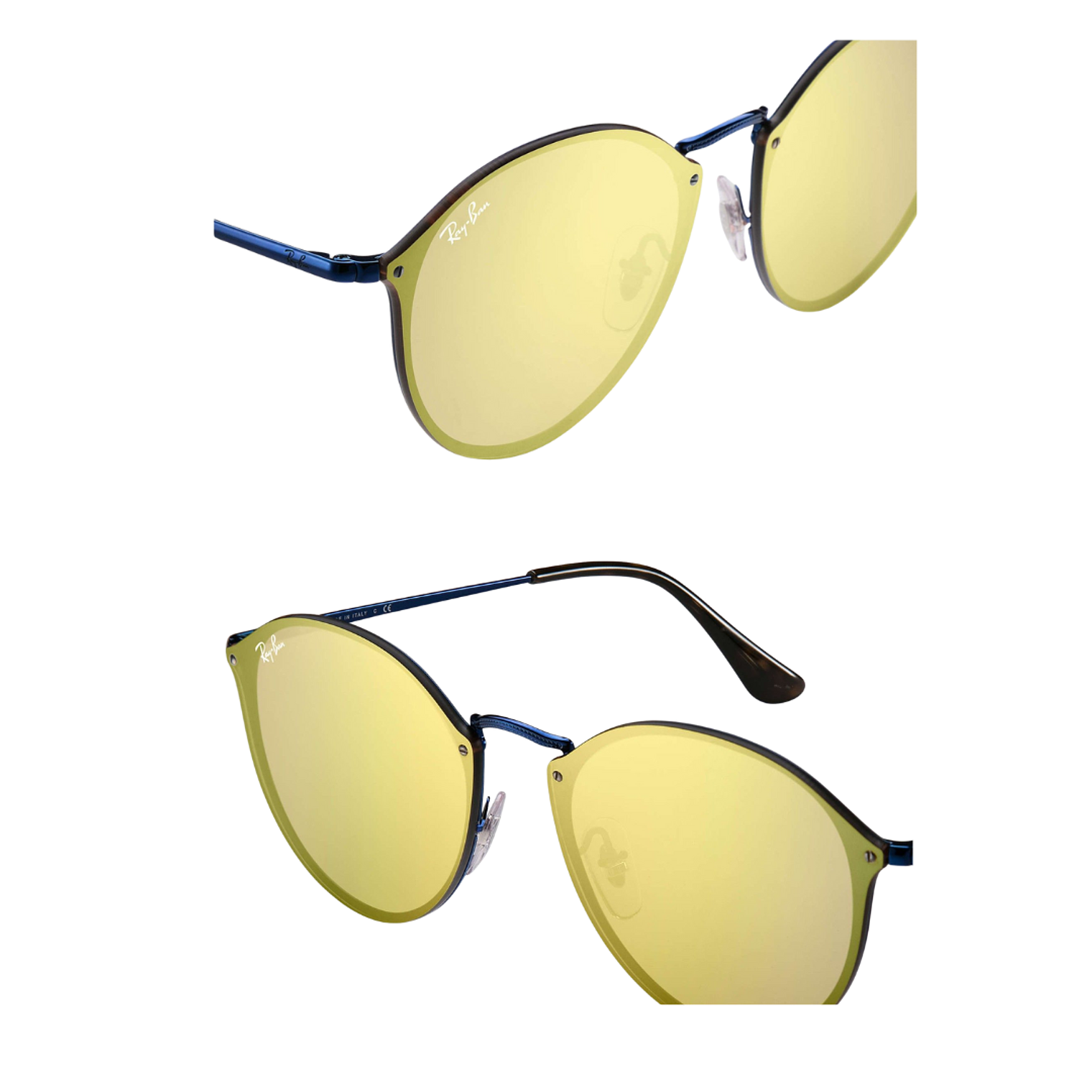 Lentes De Sol Ray Ban Blaze Round RB3574N  9038/7J Talla 59mm 4