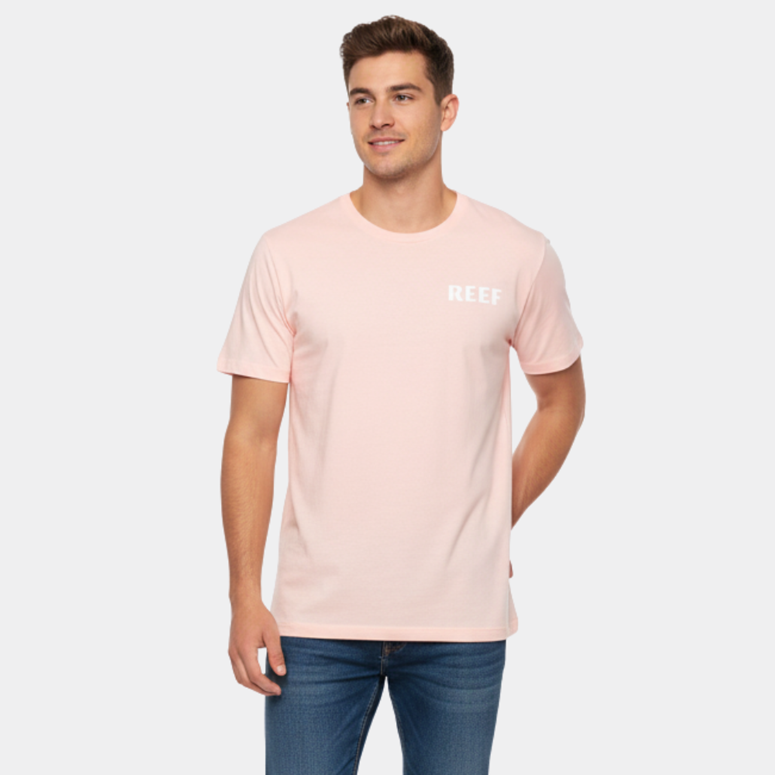 Polo de Verano Para Hombre Reef Original RF-00046-ROS Color Rosa 1