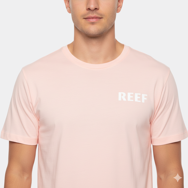 Polo de Verano Para Hombre Reef Original RF-00046-ROS Color Rosa 2