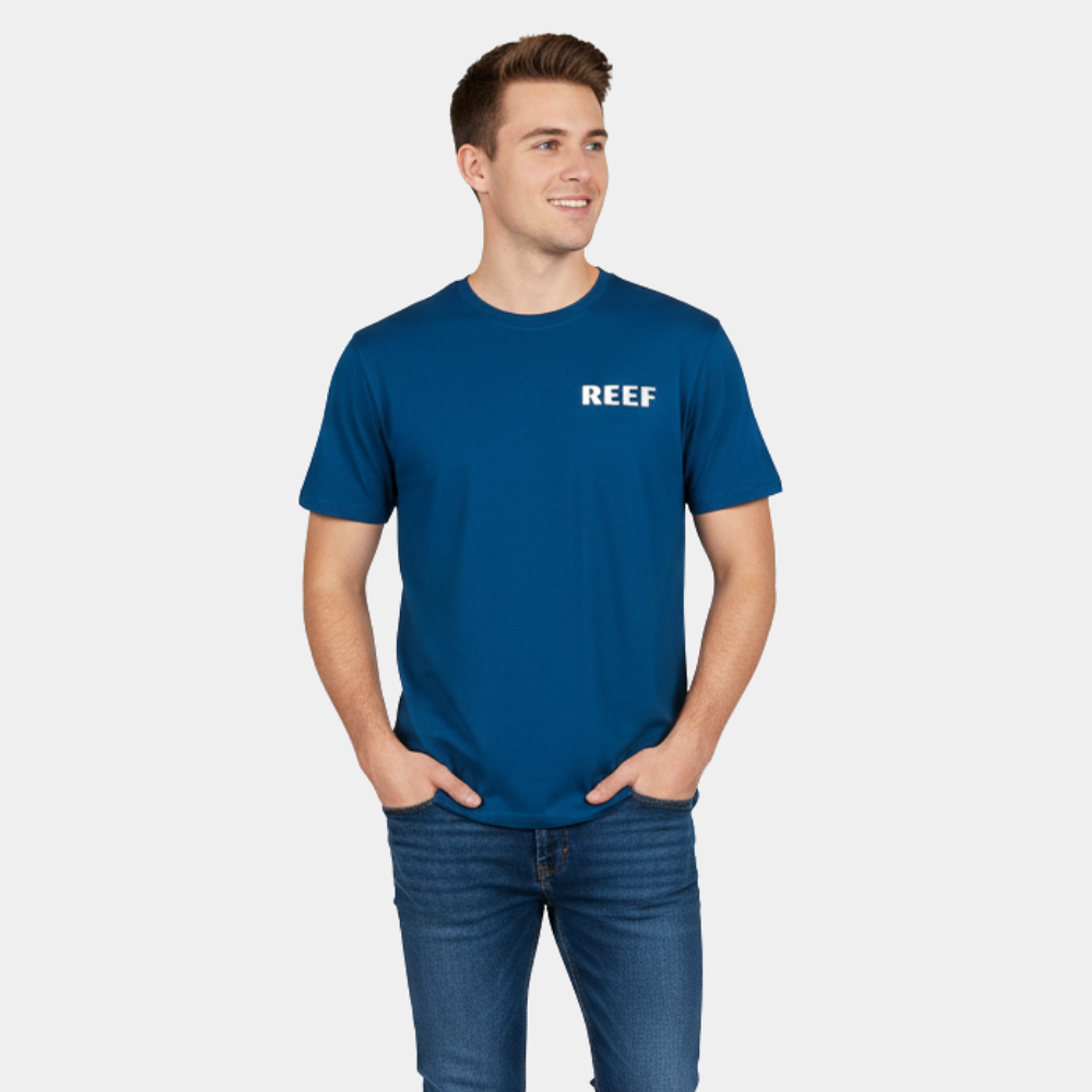 Polo de Verano Para Hombre Reef Original RF-00046-NVY  1