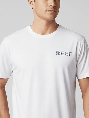 Polo de Verano Para Hombre Reef Original RF-00046-WHI Color Blanco