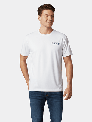 Polo de Verano Para Hombre Reef Original RF-00046-WHI Color Blanco