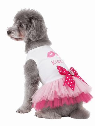 Disfraz para Perro Vestido Princesa Rosado