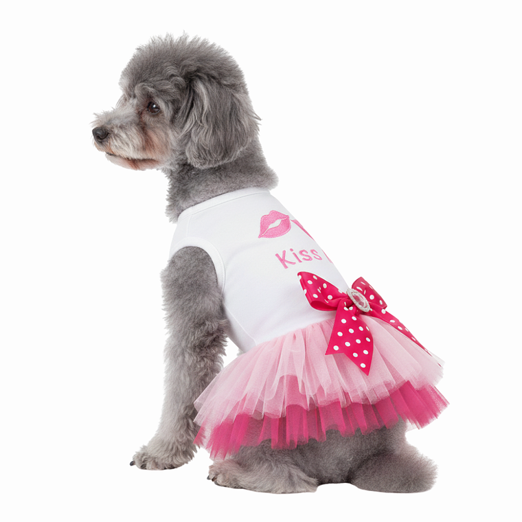 Disfraz para Perro Vestido Princesa Rosado 2