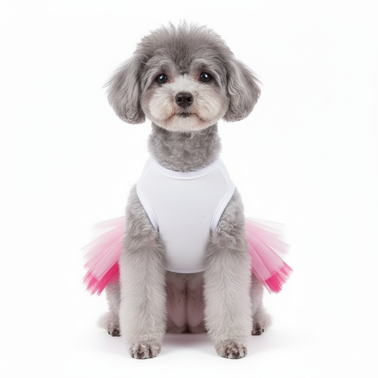 Disfraz para Perro Vestido Princesa Rosado 1