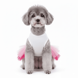 Disfraz para Perro Vestido Princesa Rosado