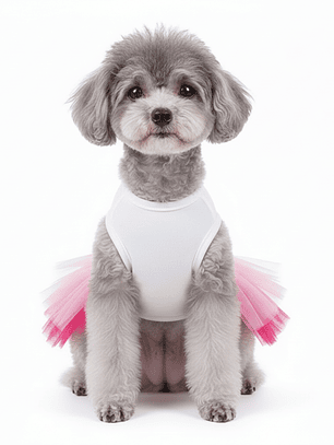 Disfraz para Perro Vestido Princesa Rosado