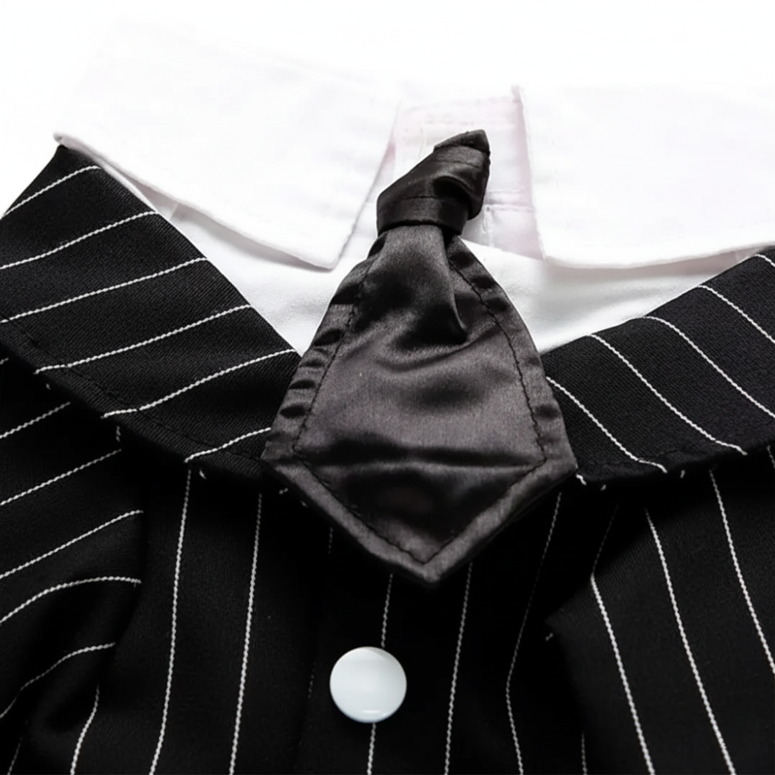 Disfraz para Perro Traje de Boda Negro y Blanco 6