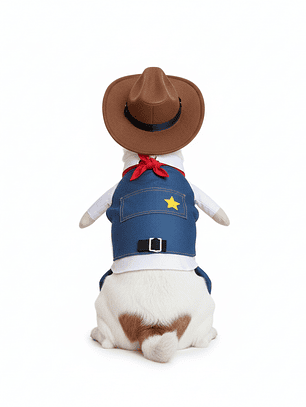 Disfraz para Gato y Perro de Vaquero 