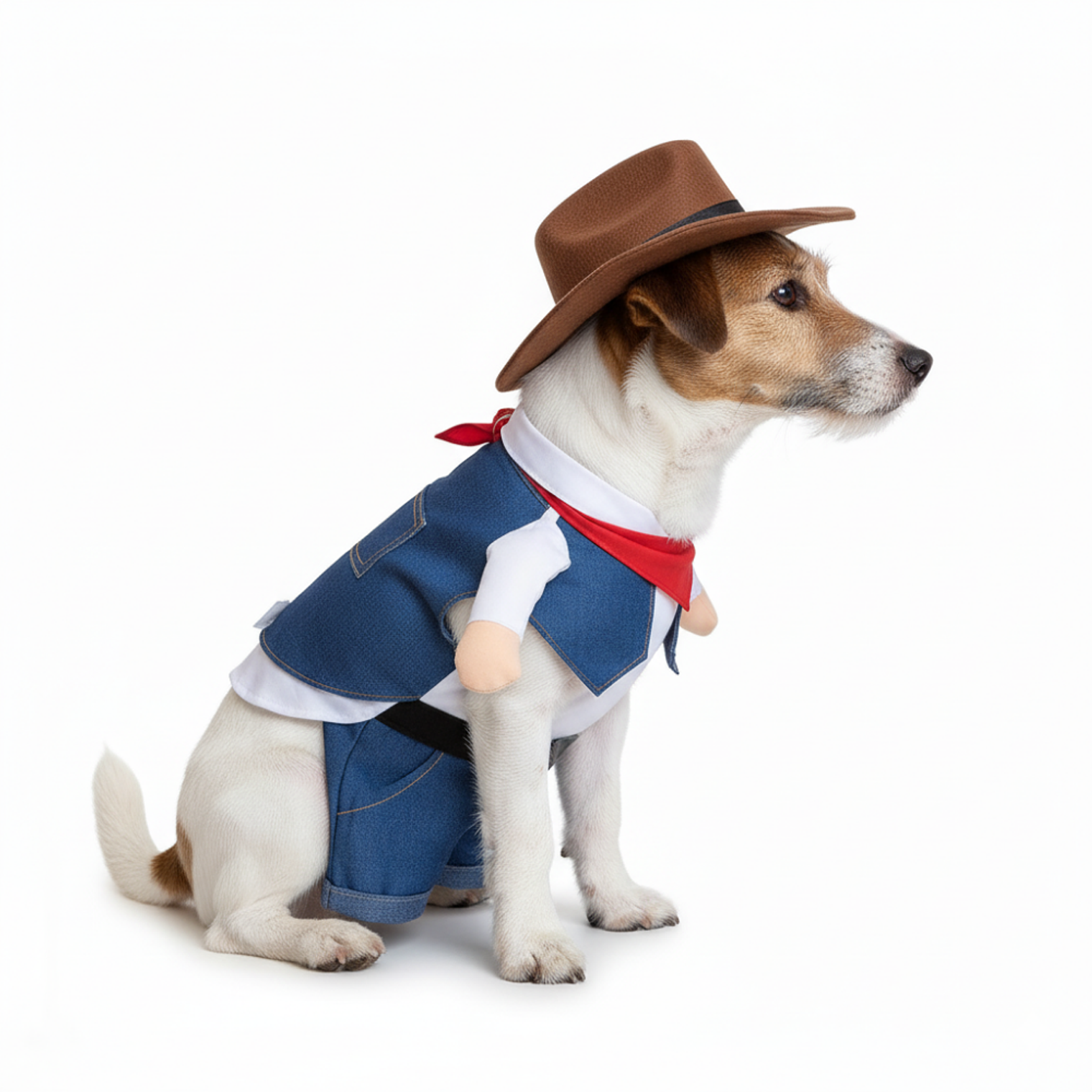 Disfraz para Gato y Perro de Vaquero  3