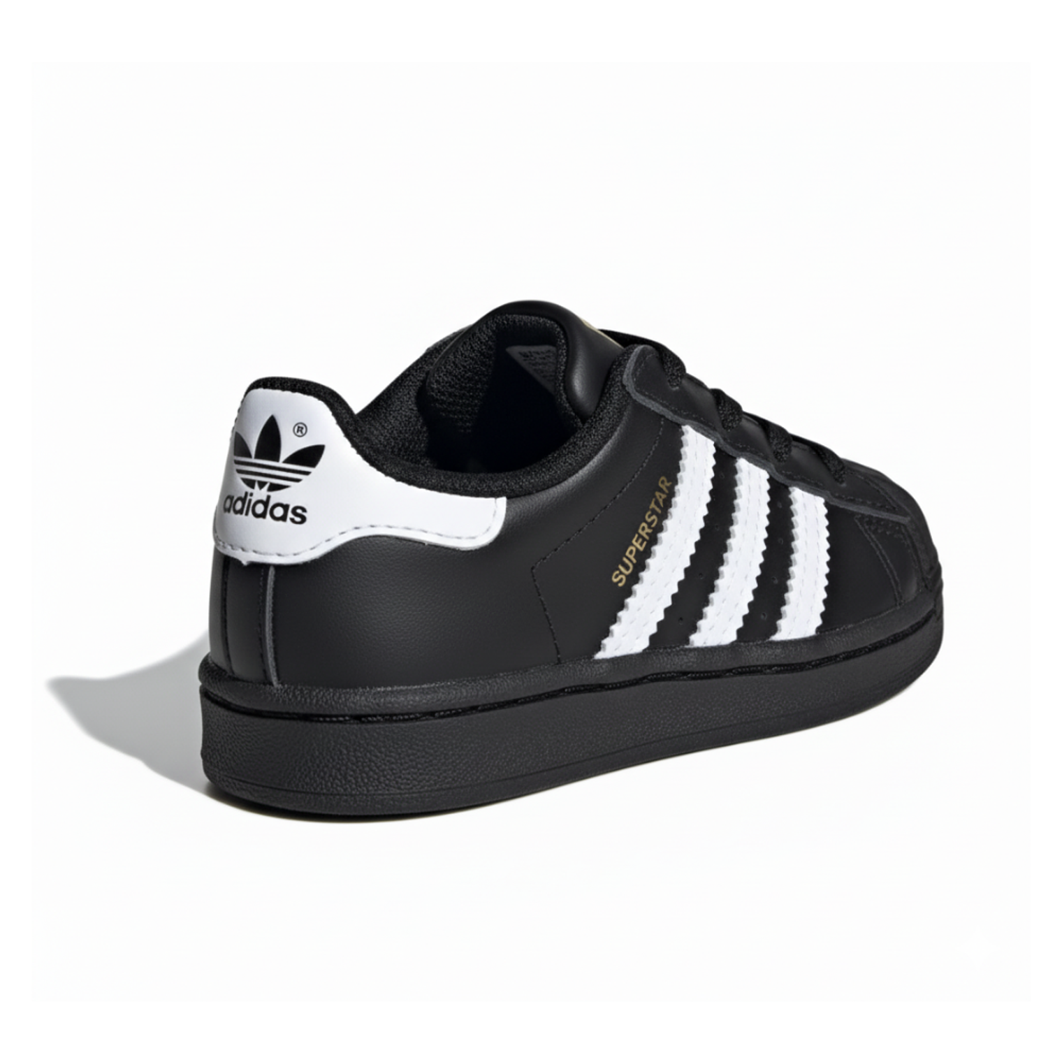 Zapatillas Adidas Superstar EF5396 Original Color Negro Unisex Para Niños Talla 19 3